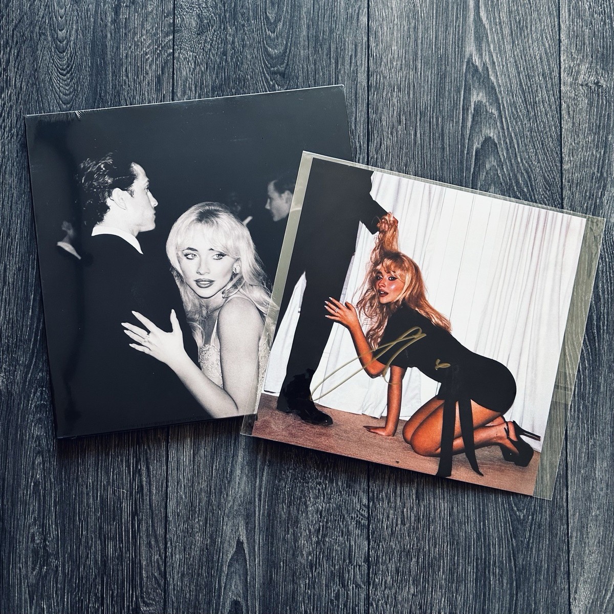 Sabrina Carpenter Man's Best Friend Alt Cover Black-White Vinyl