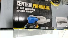 Orbital Palm Air Sander 6" Self Vacuuming Low Vibration Pneumatic Lightweight
