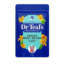 Dr Teal's Arnica Body Relief Epsom Salt Magnesium Soak with Menthol Essenti...
