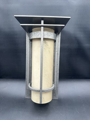 Hubbardton Forge Banded 12 1/2 Inch Gray Sconce Light.                F