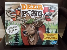 Hasbro Deer Pong Game, Features Talking Deer Head And Music New