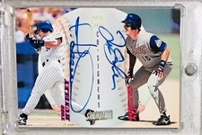 1998 Topps Stadium Club - Co-Signers Tim Salmon, Todd Hundley #CS28 (AU)