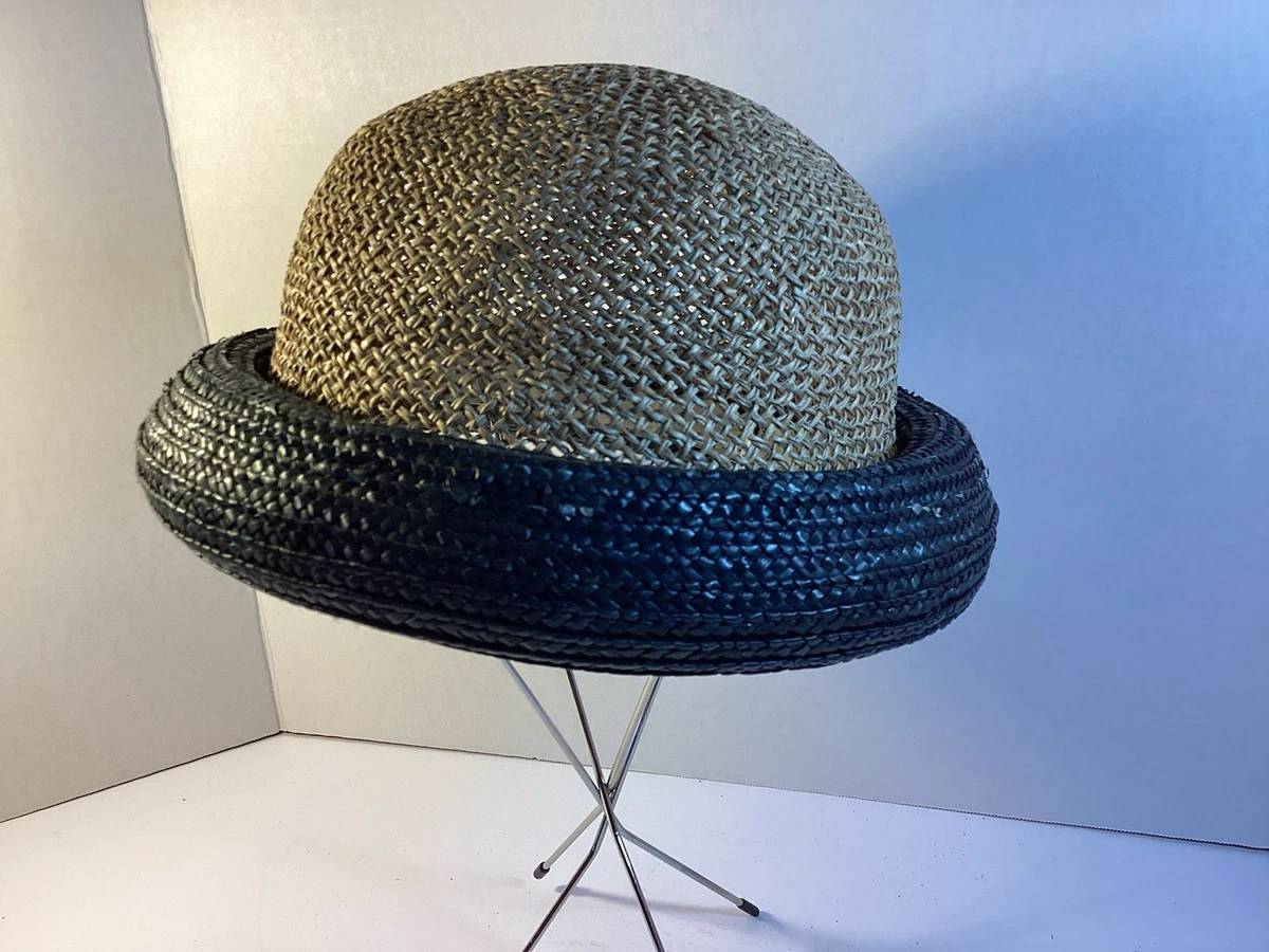 ANDRE Canadian Vintage Silk Rose Straw Tilt Hat NWT Deadstock Derby Hat *NEW* Andre Vintage Hat - Etsy Canada main image 2