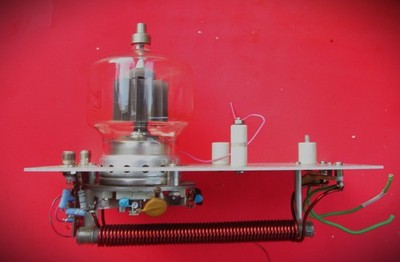 Vintage 4-400a Tube, HF Linear amplifier W/ Socket, filament choke, bias/bypass