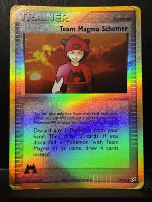 Team Magma Schemer 70/95  Reverse Holo