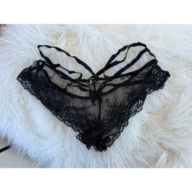 AGENT PROVOCATEUR SANDRA Garter Belt/Suspender & Brief Lingerie Set AP 3/4