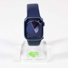 Unlocked Apple Watch Series 7 41MM Abyss Blue Aluminum Sport Band MKHC3LL/A