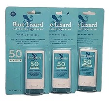 3 × BLUE LIZARD Sensitive MINERAL SUNSCREEN ...