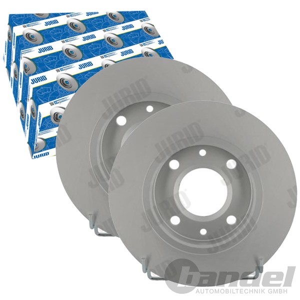 2X Jurid Bremsscheiben Vorne 247Mm Voll Passend FÜR CitroËN Xsara Peugeot 206-image