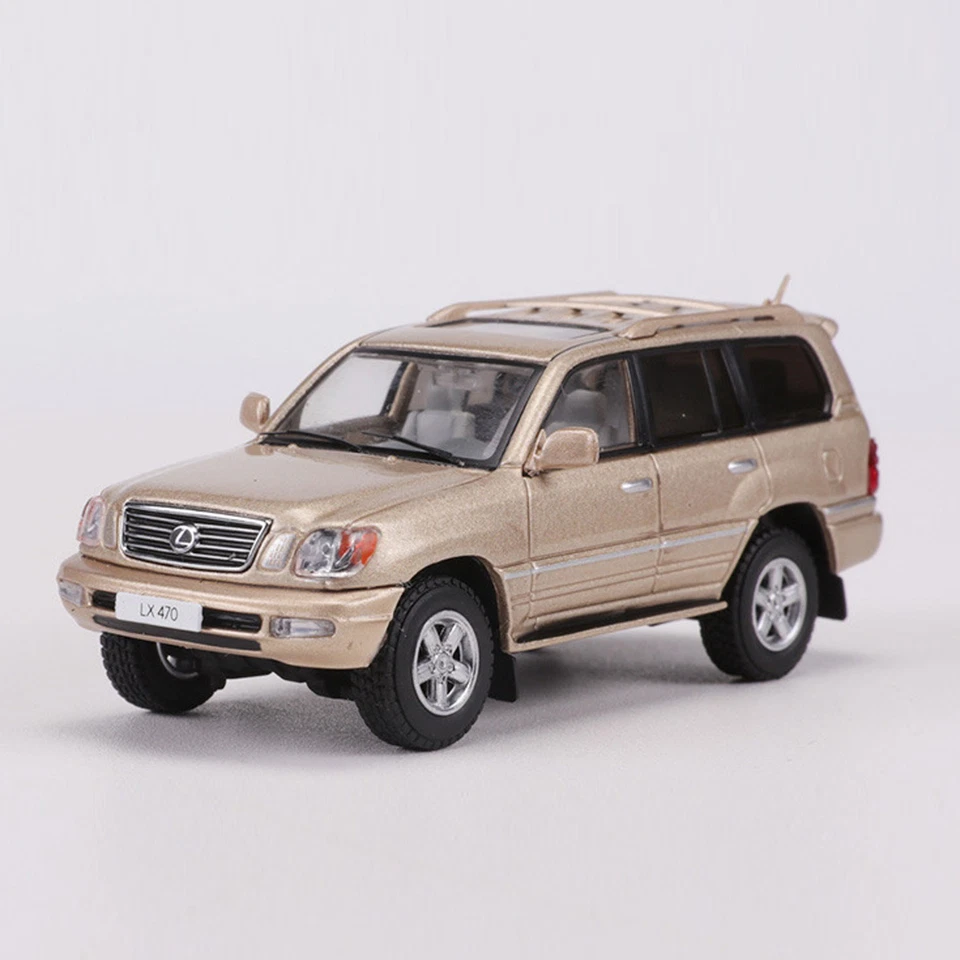1:64 Lexus LX470 SUV Gold Alloy Diecast Model Car - Luxury Off-Road Collectible - Image 2 of 4