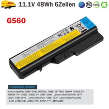 G560 Akku Für Lenovo G570 G575 G770 G780 B470 B570 L09S6Y02 L10C6Y02 11.1V 48Wh