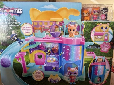 Disney Junior SuperKitties 2-Sided Lights & Sounds Playset w/ 3 Figures