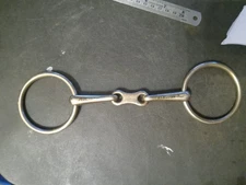 Used loose ring snaffle bit 5 in French link metalab albacon 