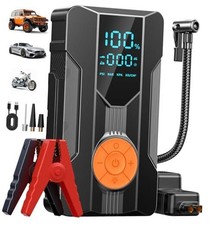 Jump Starter with Air Compressor, Car Battery Jump Starter 8.0 Gas/7.0L