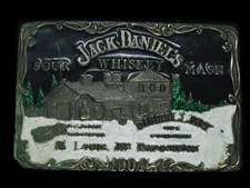 TJ07166 VINTAGE 1970s **JACK DANIEL'S WHISKEY** BOOZE ADVERTISEMENT BELT BUCKLE
