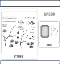 BRANCHING OUT  Dies Stamps DIY Scrapbooking Album Make Paper Card Embossing