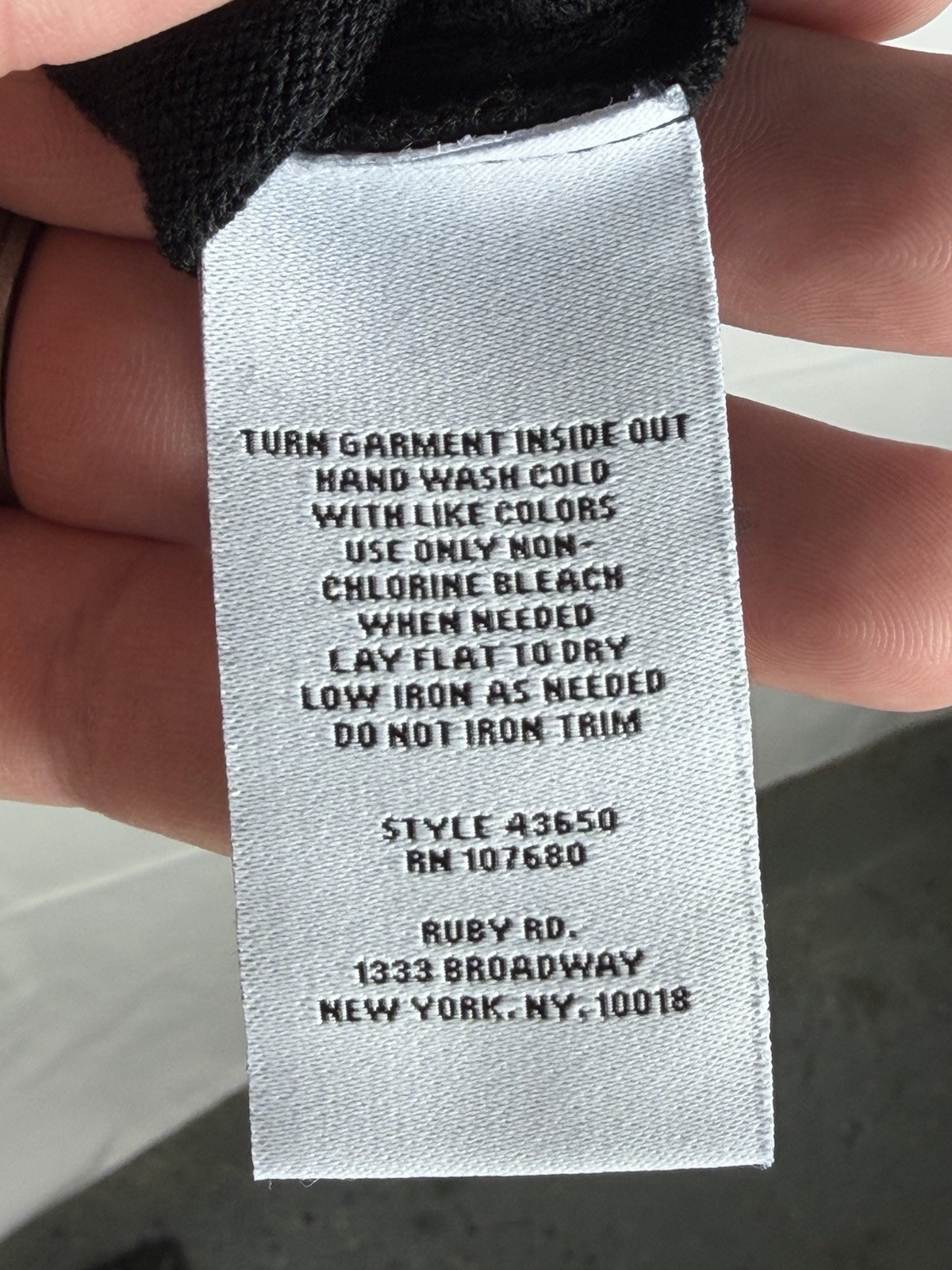 Ruby Rd Women’s Black Solid Hacci Knit Top Cowl N… - image 6