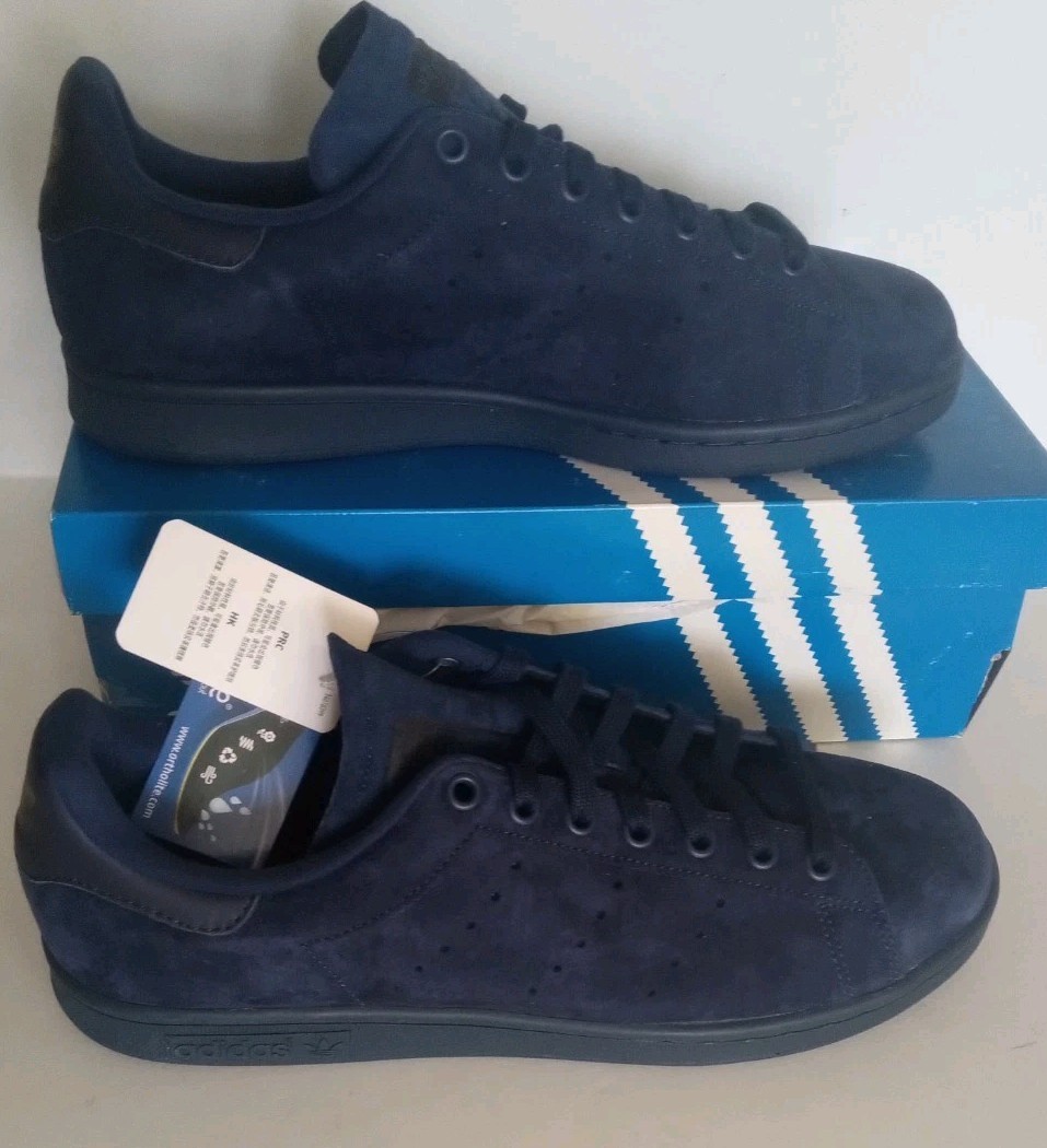 Navy Suede Sneakers Suede Blue Stan Smith Adidas Originals Suede Sneakers  Stan Smith CS Navy Blue