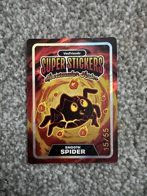 VeeFriends Super Aufkleber spektakuläre glatte Spinne 15/55 Dual Lava Match