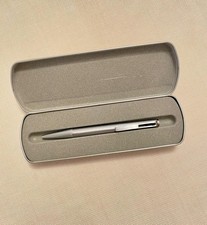 Montblanc Vintage Kugelschreiber Chrom Matt Geriffelt Metall Klassiker Sammler