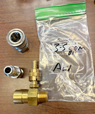 #ad Pressure Washer ACID Downstream Chemical Injector 3 5gpm Adjustable Valve SS $51.45