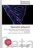 Lambert M. Surhone (U. A.) | Operator (Physics) | Taschenbuch | Englisch (2026)