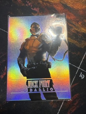 2023 Fleer Ultra Wolverine Medallions Platinum 32 /100 Nick Fury #M-30 Marvel