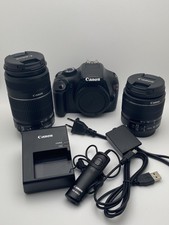 Canon EOS Rebel T3 Digital camera, 2 lenses, bag accessories
