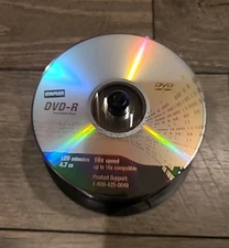 Staples DVD-R Recordable 50 PACK Blank Discs 16x 120 min 4.7 GB SPINDLE REPACK