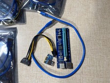 PCI-E 1x to 16x Powered USB 3.0 GPU Riser Extender Adapter Card