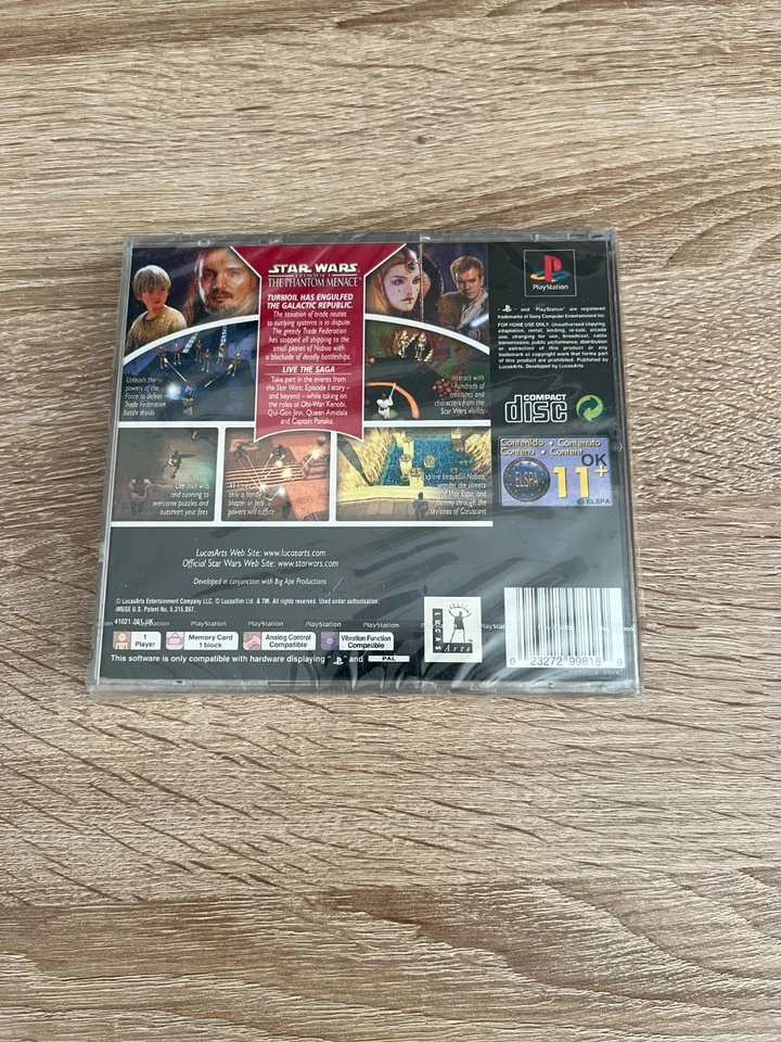Playstation 1 Star Wars Episode 1 The Phantom Menace PAL NEW SEALED - Image 2 of 4
