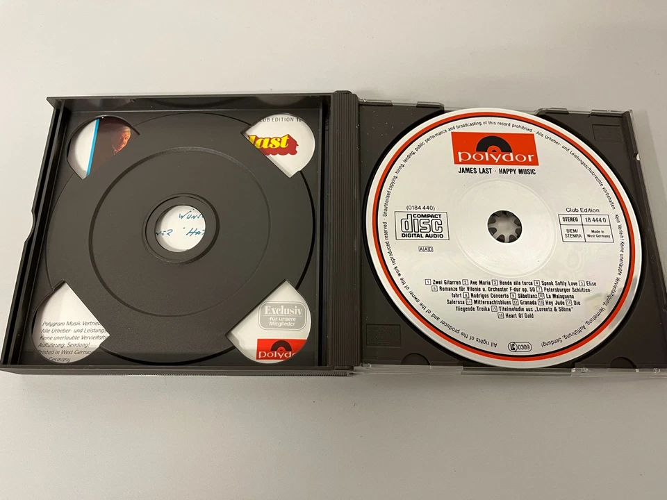 James Last – Happy Music - Club Edition - 2 CD´s © 1988 (18 442 4) Paradiesvogel - Bild 3 von 4