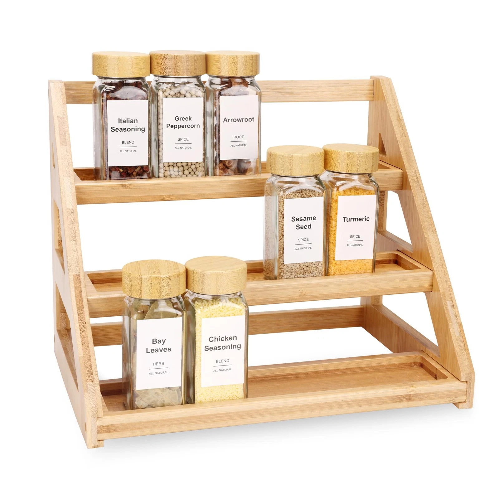 Spice Rack, Spice Organizer, for Kitchen, Countertop, Pantry, Spices Organize...