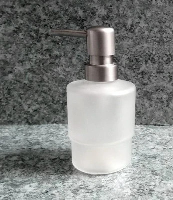 Ersatz Seifenspender für Serie Kosmos und Mezzo TEC / Haceka/ satiniertem Glas - Bild 1 von 2