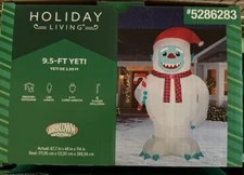 Holiday Living 9.5 Ft Yeti Abominable Snowman LED Airblown Inflatable Christmas