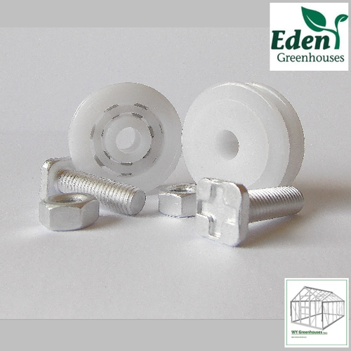 Greenhouse 28mm Eden Door Runner Sliding Wheels Spare Parts eBay