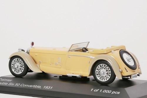 Daimler Double Six 50 Convertible 1931 amarillo claro WhiteBox 1:43 NUEVO WB198 - Imagen 2 de 6