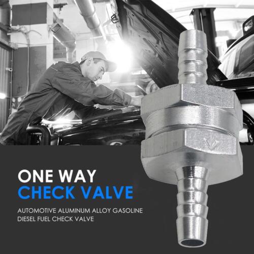 One Way Check Valve Aluminium Alloy Fuel Non Return Check Valve Petrol Diesel - Picture 1 of 7