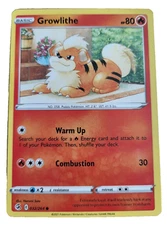Pokemon Fusion Strike Growlithe Common Trading Card 032/264 (G0