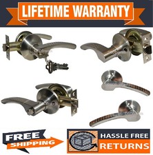 Constructor Etude Satin Nickel Door Lock Lever Passage