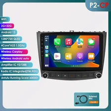 Android Auto Carplay Car Stereo Radio GPS For Lexus IS250 XE20 IS350 2006-2012