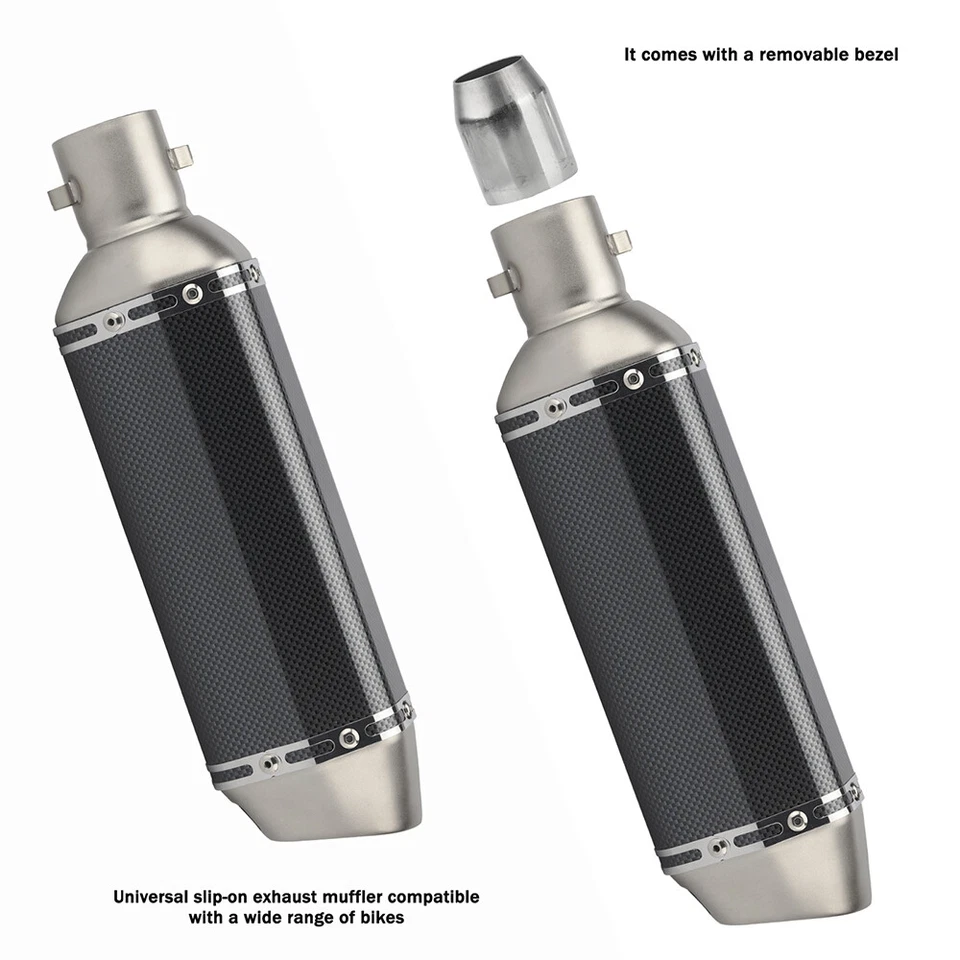 Motorcycle Exhaust Muffler Tail Pipe DB Killer For Honda CBR250R CBR500R CBR600F - Изображение 4 из 4