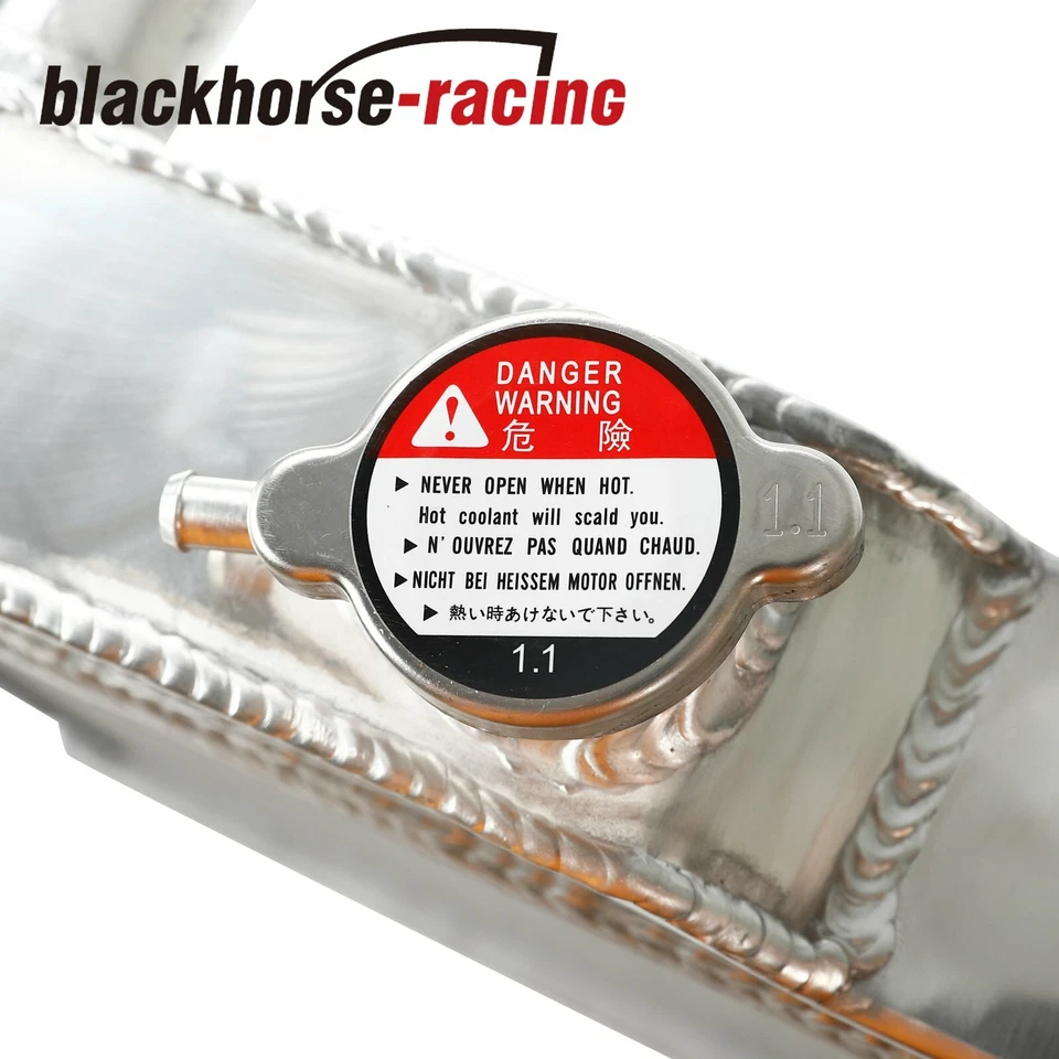 2 Row Aluminum 40mm Core Racing Radiator Bolt On For 1990-97 Mazda Miata MX5 MT - Image 4 of 4