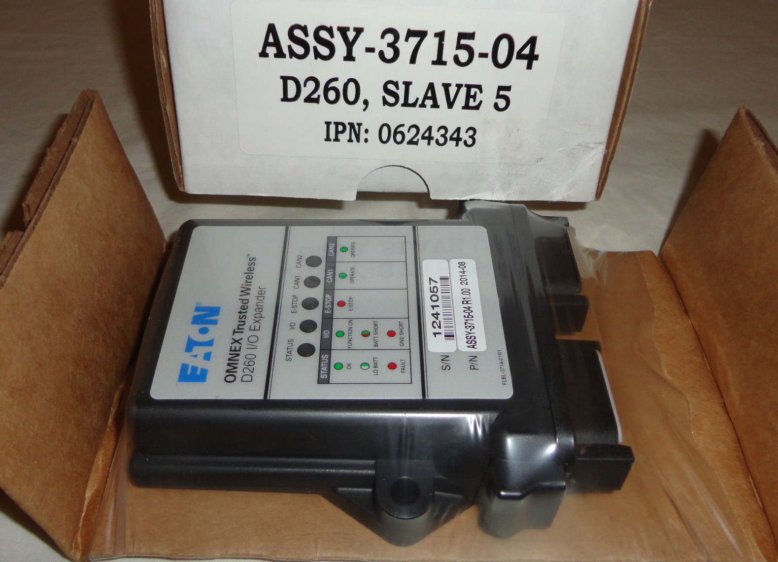 EATON ASSY371504 R1.00 OMNEX D260 I/O EXPANDER 371504R1.00 CONTROLER