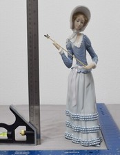 Lovely Retired Lladro Figurine “Aranjuez Little Lady” #4879 No Parasol REPAIRED