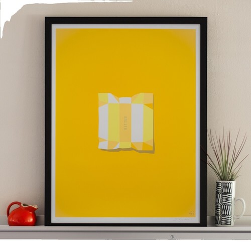 Carol Summers Phewa Tal Signed Woodcut Print Limited Ed Modern Art