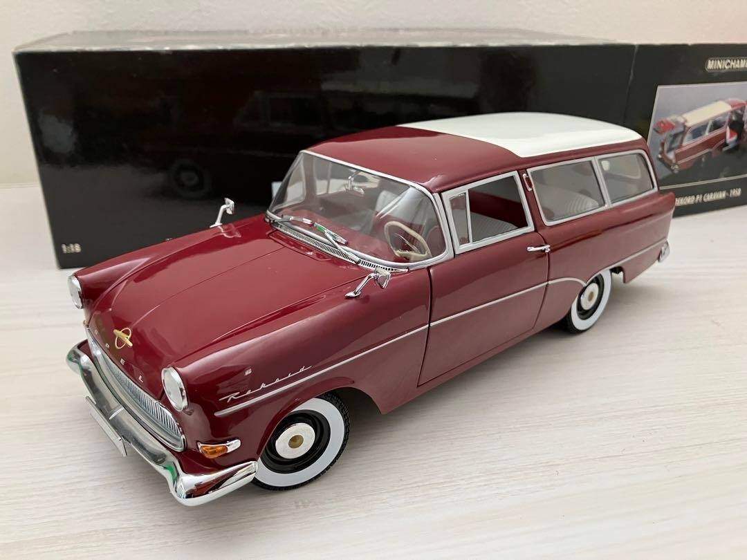 1/18 ミニチャンプス オペル Opel Rekord P1 Caravan MINICHAMPS 180043210 Scale 1/18 | OPEL REKORD P1 CARAVAN