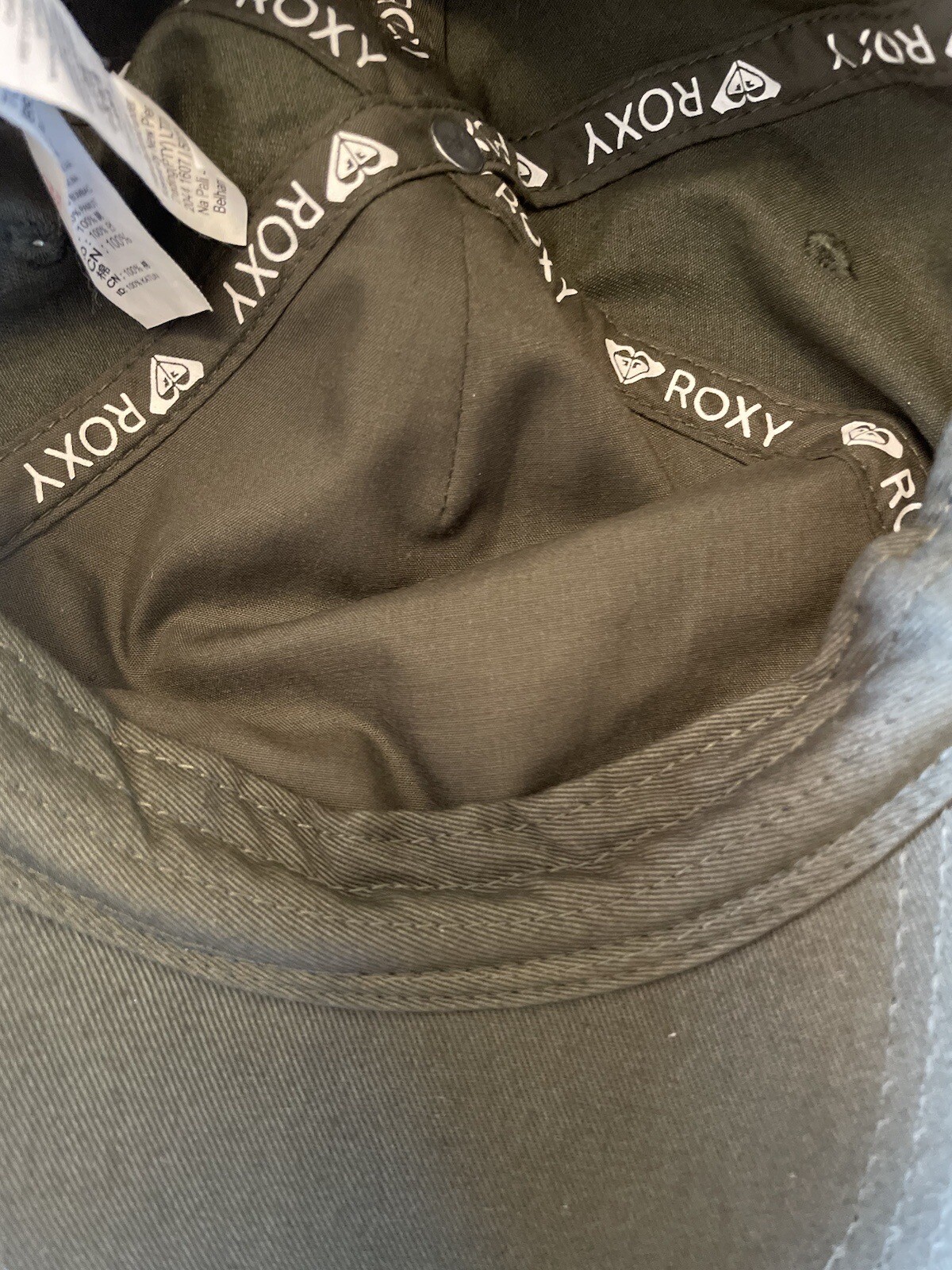 Roxy California Hat Strap Back Cap Adjustable Oli… - image 10