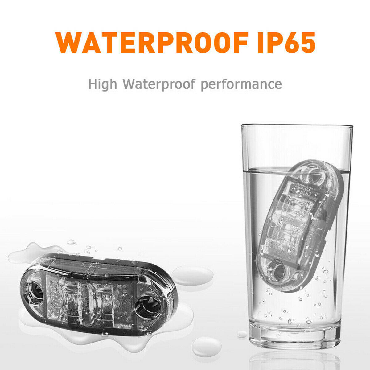 Striscia Led Cob 220 V 10Pcs Marine Boat Waterproof 12V 24V 6 LED Lamp Cabin Deck Courtesy Applique Da Esterno A Led