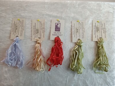 Seidenbändchen, Silken Ribbons, Thread Gatherer USA, 4 mm, Länge 4 Yds 